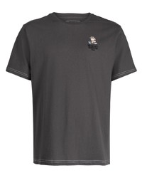 T-shirt girocollo stampata grigio scuro di Musium Div.