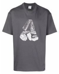 T-shirt girocollo stampata grigio scuro di Nike