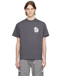 T-shirt girocollo stampata grigio scuro di Objects IV Life
