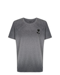 T-shirt girocollo stampata grigio scuro di OSKLEN