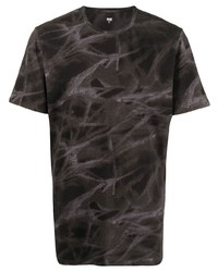 T-shirt girocollo stampata grigio scuro di Paige