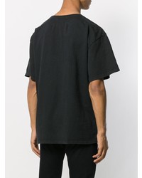 T-shirt girocollo stampata grigio scuro di Rhude