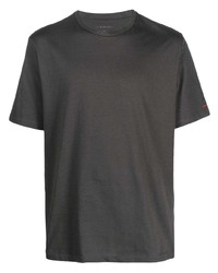 T-shirt girocollo stampata grigio scuro di Sease