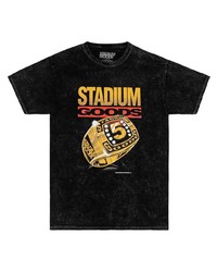 T-shirt girocollo stampata grigio scuro di Stadium Goods