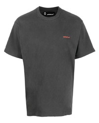T-shirt girocollo stampata grigio scuro di Styland
