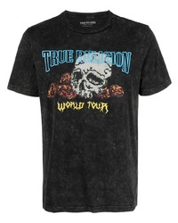 T-shirt girocollo stampata grigio scuro di True Religion