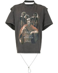 T-shirt girocollo stampata grigio scuro di Y/Project