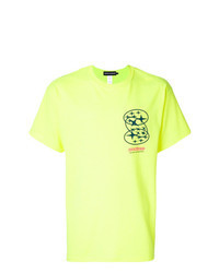 T-shirt girocollo stampata lime