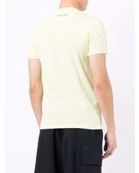 T-shirt girocollo stampata lime di Fred Perry