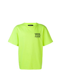 T-shirt girocollo stampata lime di Misbhv