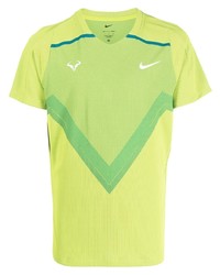 T-shirt girocollo stampata lime di Nike