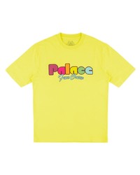 T-shirt girocollo stampata lime di Palace