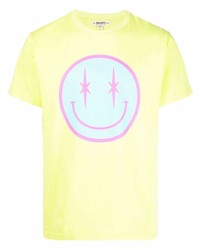 T-shirt girocollo stampata lime di Phipps