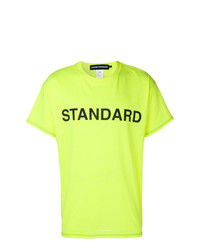 T-shirt girocollo stampata lime di United Standard