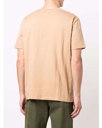 T-shirt girocollo stampata marrone chiaro di A.P.C.