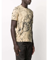 T-shirt girocollo stampata marrone chiaro di Rossignol