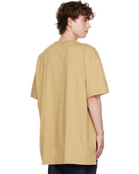 T-shirt girocollo stampata marrone chiaro di Vivienne Westwood