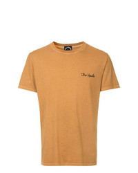 T-shirt girocollo stampata marrone chiaro di The Upside
