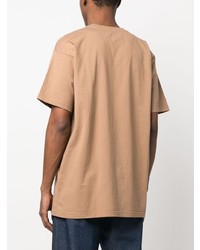 T-shirt girocollo stampata marrone chiaro di CRENSHAW SKATE CLUB