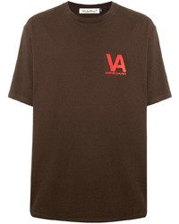 T-shirt girocollo stampata marrone scuro di UNDERCOVE