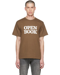 T-shirt girocollo stampata marrone di Cowgirl Blue Co