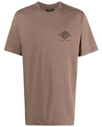 T-shirt girocollo stampata marrone di Filson
