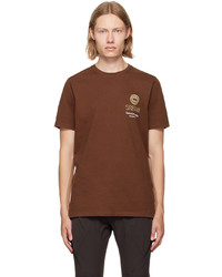 T-shirt girocollo stampata marrone di Nike