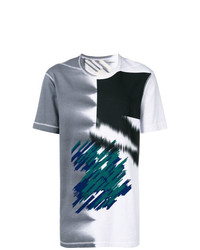 T-shirt girocollo stampata multicolore di 11 By Boris Bidjan Saberi