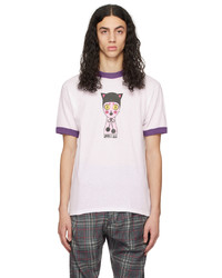 T-shirt girocollo stampata multicolore di Anna Sui