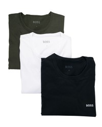 T-shirt girocollo stampata multicolore di BOSS