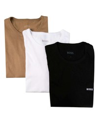 T-shirt girocollo stampata multicolore di BOSS