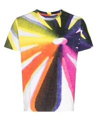 T-shirt girocollo stampata multicolore di ERL