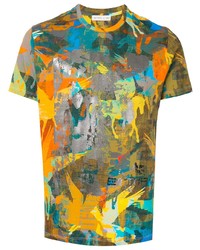 T-shirt girocollo stampata multicolore di Etro