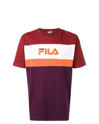 T-shirt girocollo stampata multicolore di Fila