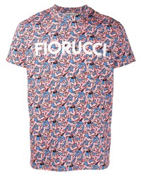 T-shirt girocollo stampata multicolore di Fiorucci