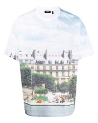 T-shirt girocollo stampata multicolore di FIVE CM