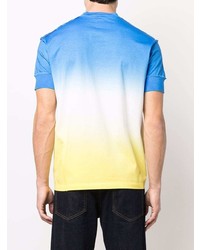 T-shirt girocollo stampata multicolore di DSQUARED2