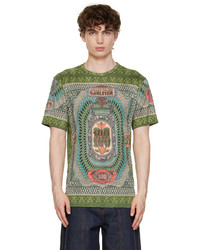 T-shirt girocollo stampata multicolore di Jean Paul Gaultier
