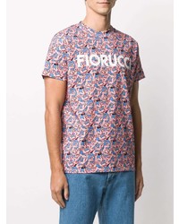 T-shirt girocollo stampata multicolore di Fiorucci