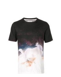 T-shirt girocollo stampata multicolore di Maison Margiela
