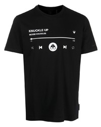 T-shirt girocollo stampata multicolore di Moose Knuckles