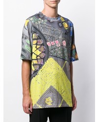T-shirt girocollo stampata multicolore di Vivienne Westwood MAN