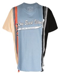 T-shirt girocollo stampata multicolore di Needles