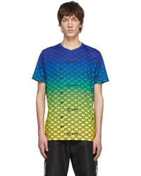 T-shirt girocollo stampata multicolore di Off-White