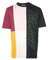 T-shirt girocollo stampata multicolore di Palace