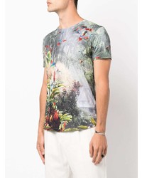 T-shirt girocollo stampata multicolore di Orlebar Brown
