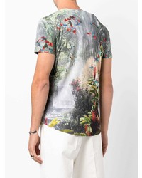T-shirt girocollo stampata multicolore di Orlebar Brown
