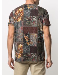 T-shirt girocollo stampata multicolore di Etro