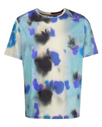 T-shirt girocollo stampata multicolore di Paul Smith