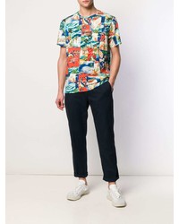 T-shirt girocollo stampata multicolore di Polo Ralph Lauren